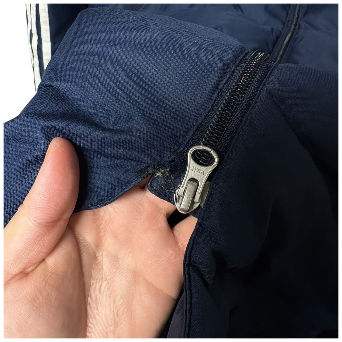 3739 아디다스 네이비 오리털 덕다운 롱패딩 상품이미지6