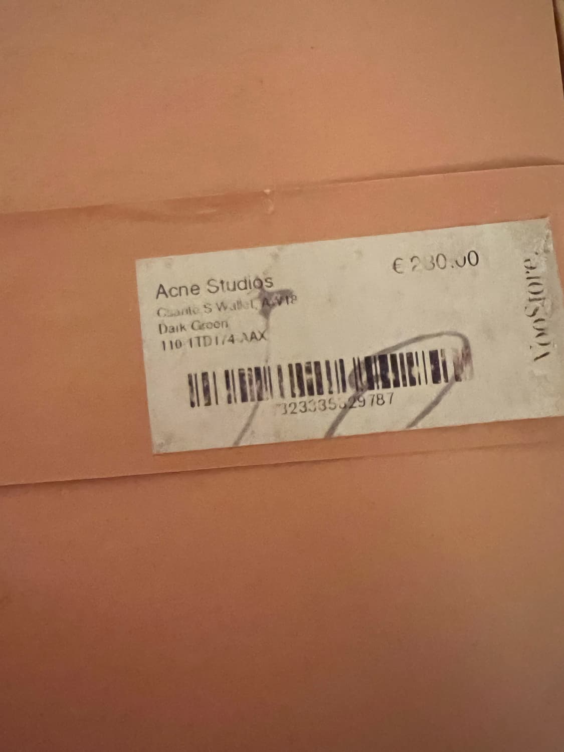 아크네스튜디오 가죽 반지갑 새상품 상품이미지4