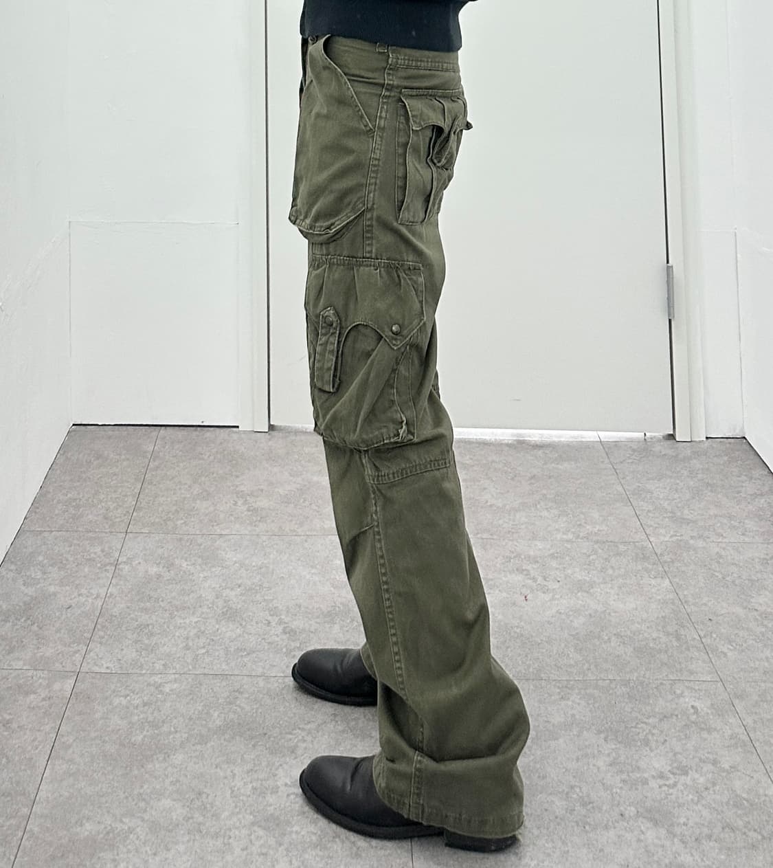 Grunge multi pocket cargo pants  상품이미지5