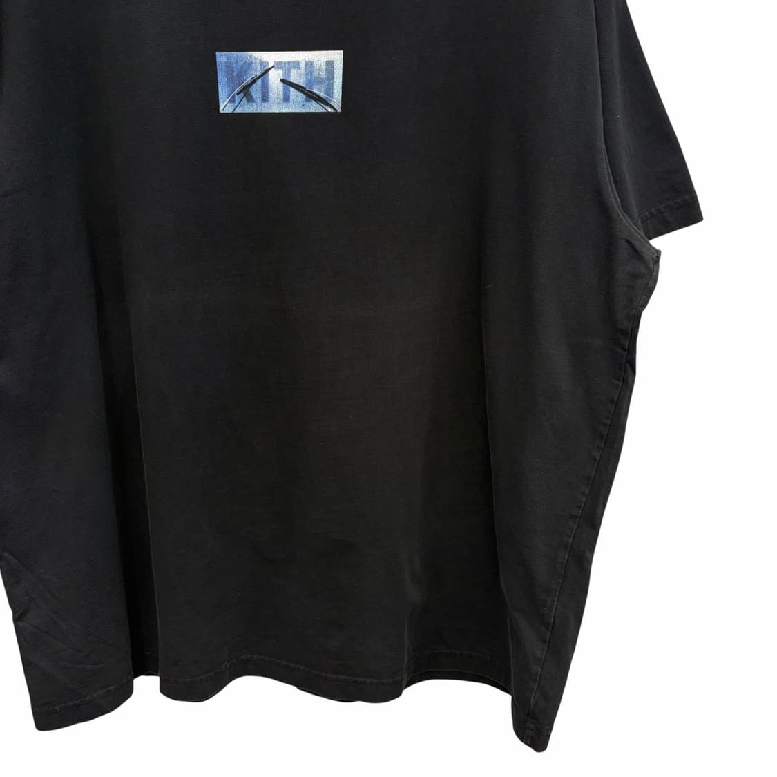 KITH 키스 윈드 실드 박스 로고 블랙 반팔 티셔츠 2XL 상품이미지3
