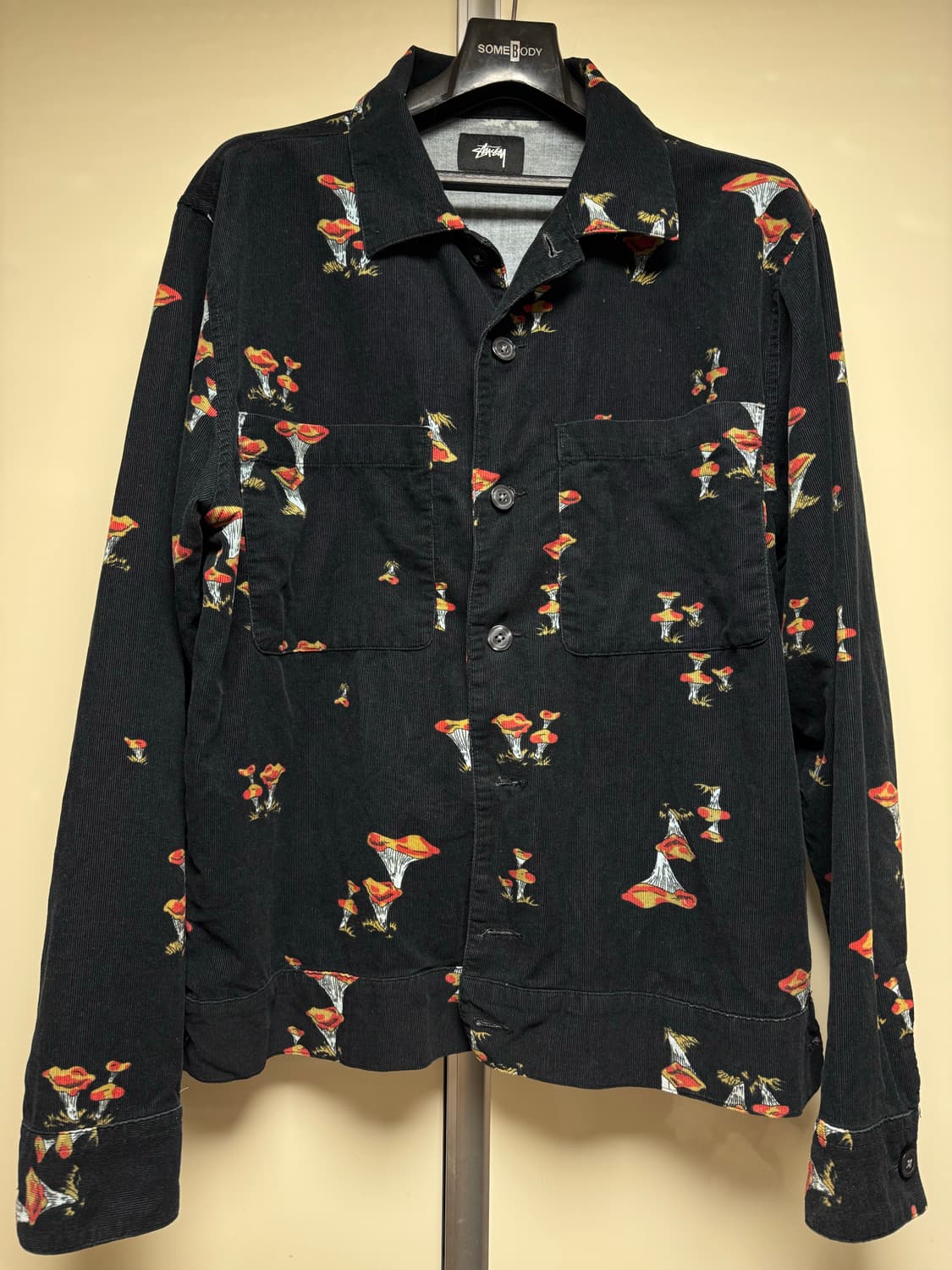 스투시 버섯 머쉬룸 셔츠 자켓 상품이미지1