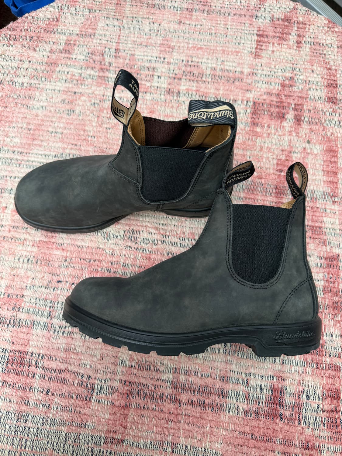 Blundstone 587 블론드스톤 러스크 블랙 스웨이드 누벅부츠 상품이미지3