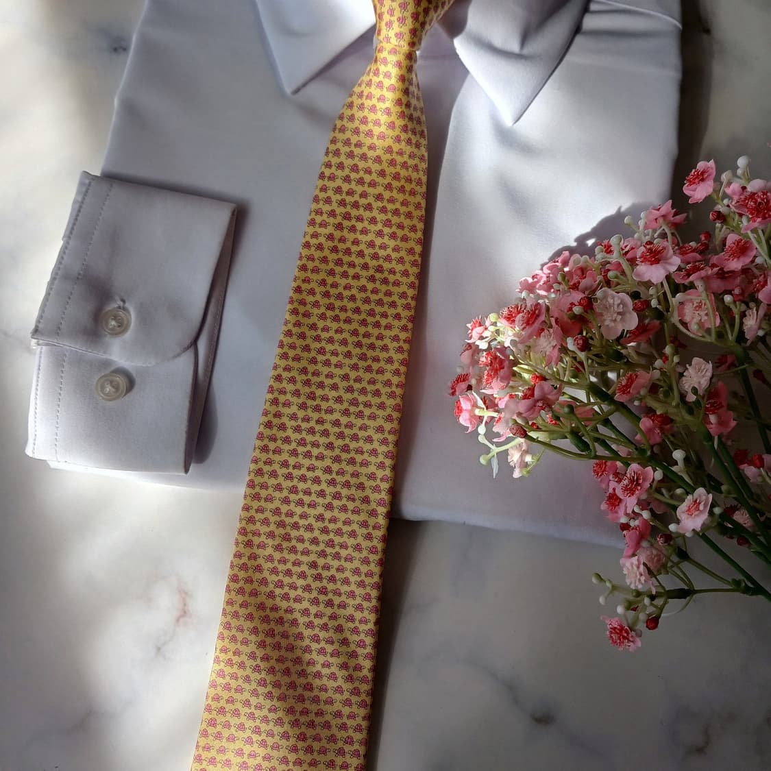 페라가모 실크 거북이 모티브 넥타이 8.7cm A+등급 A19665 상품이미지6