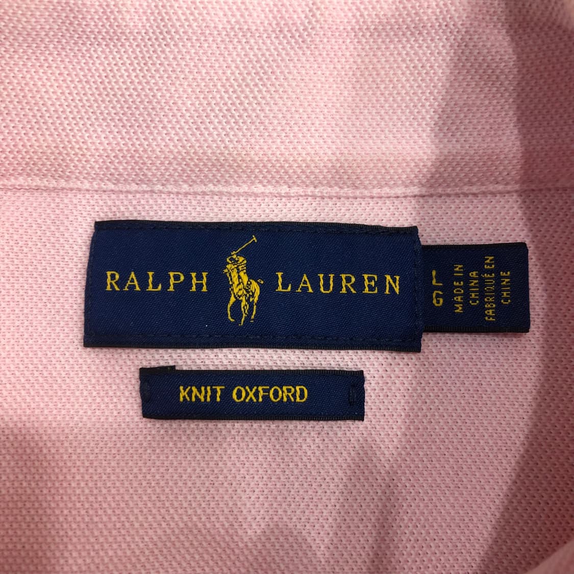 폴로 랄프로렌 핑크 니트 옥스포드 셔츠 상품이미지5