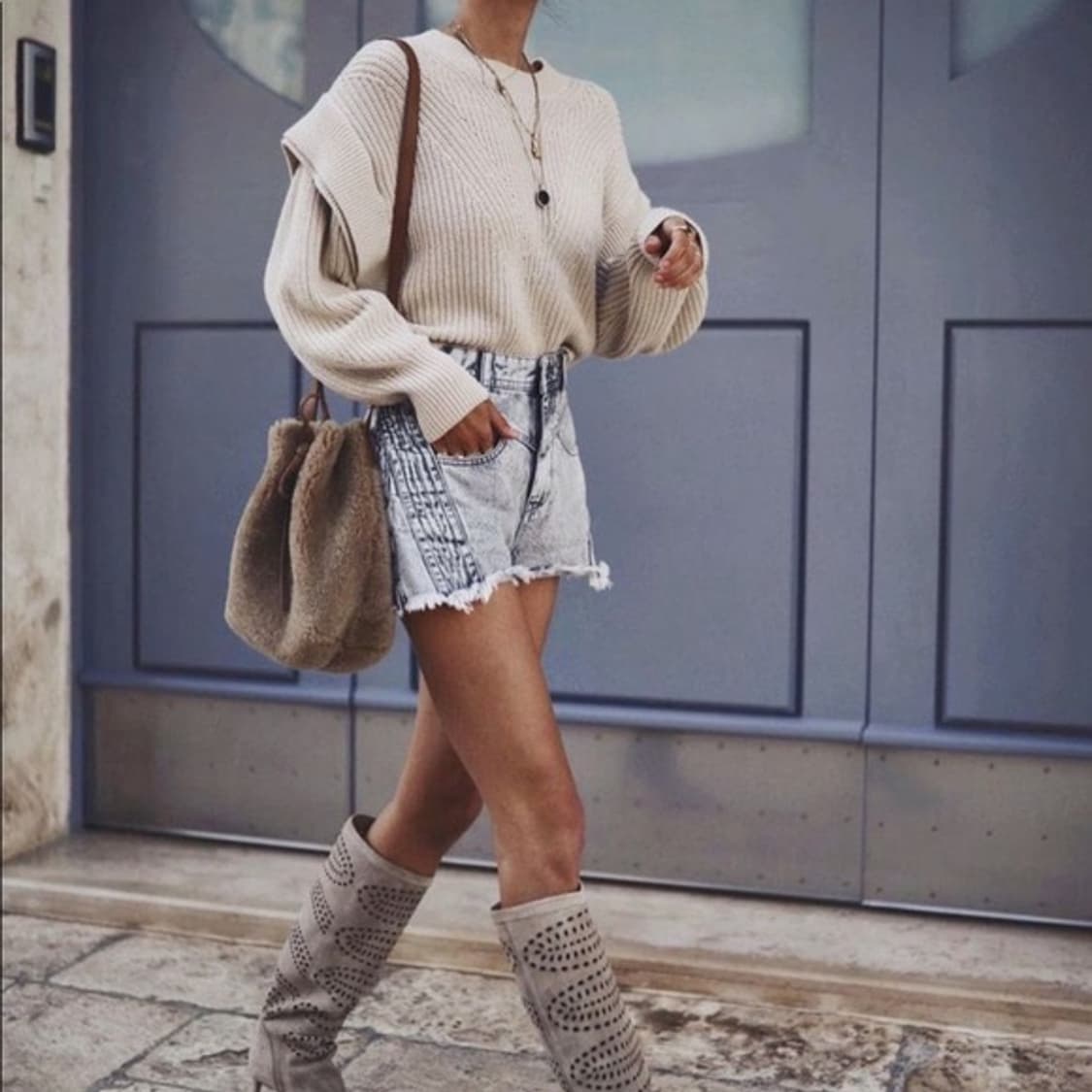 IRO 이로 여성 크롭 니트 스웨터 XS 상품이미지1