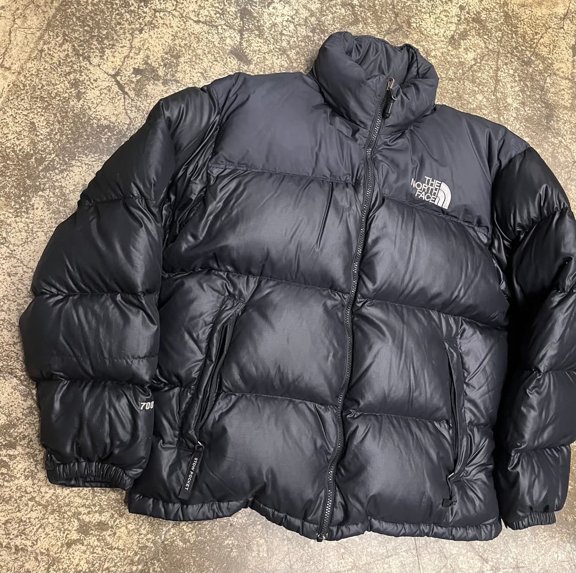 노스페이스 700 구형 눕시 구스 블랙 패딩 자켓 상품이미지2
