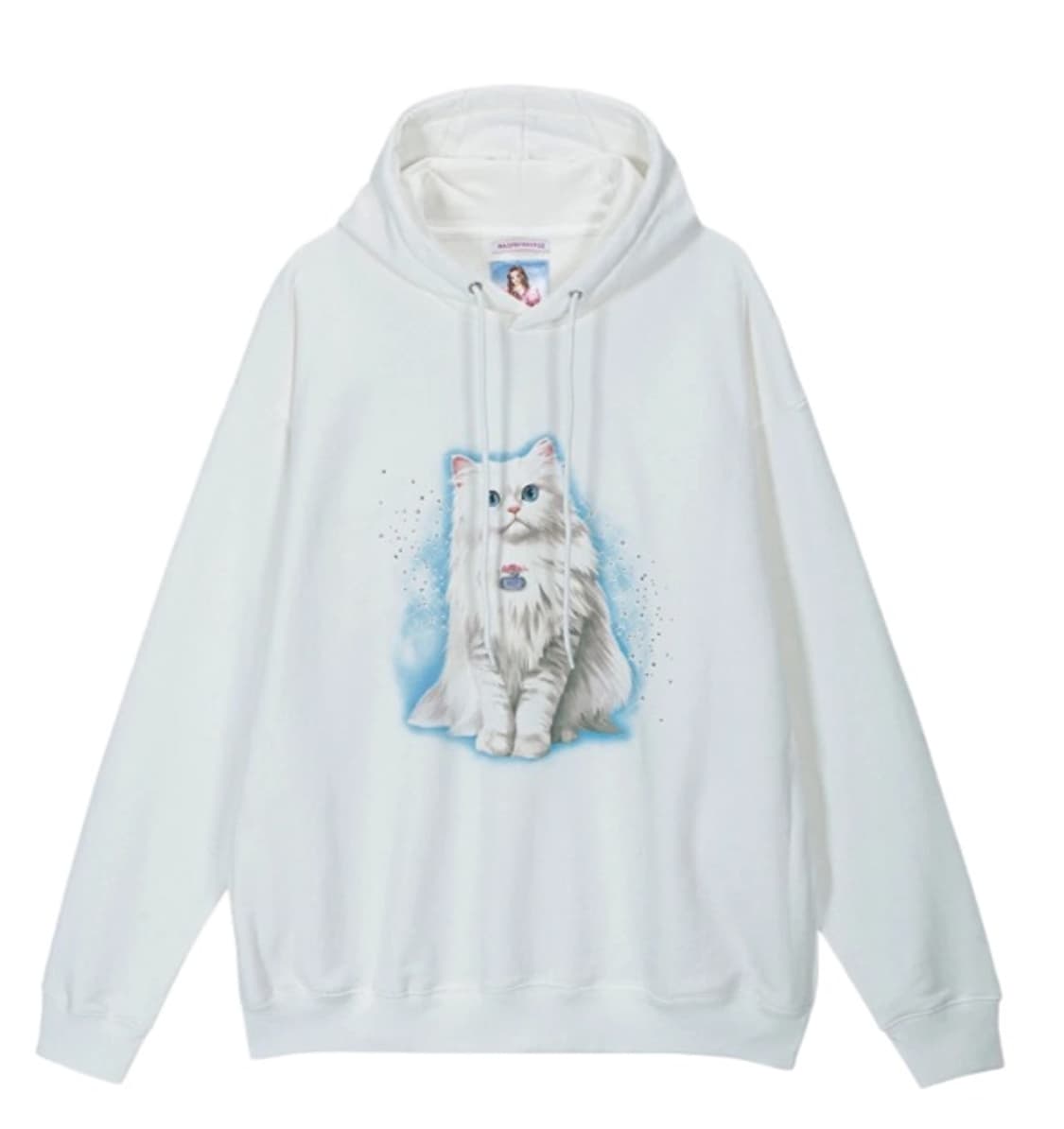 라즈베리파이 트윙클 키티 후드티 화이트 상품이미지1