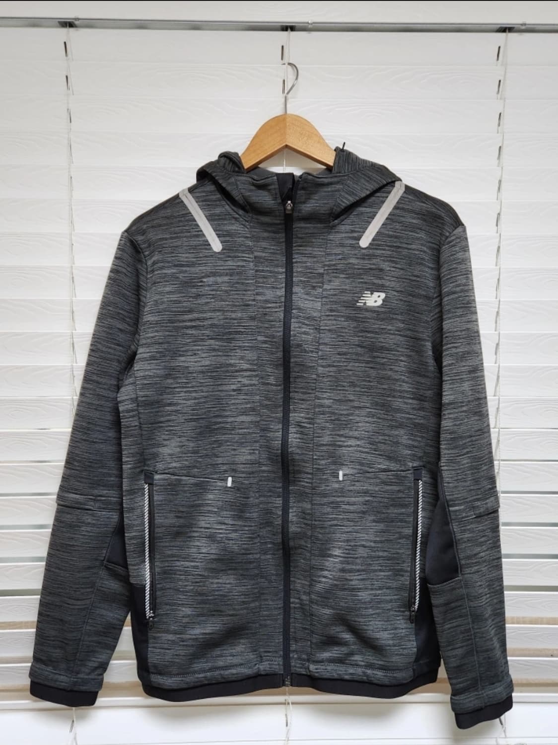 뉴발란스 기모 트레이닝 후드 집업 자켓 L 상품이미지1