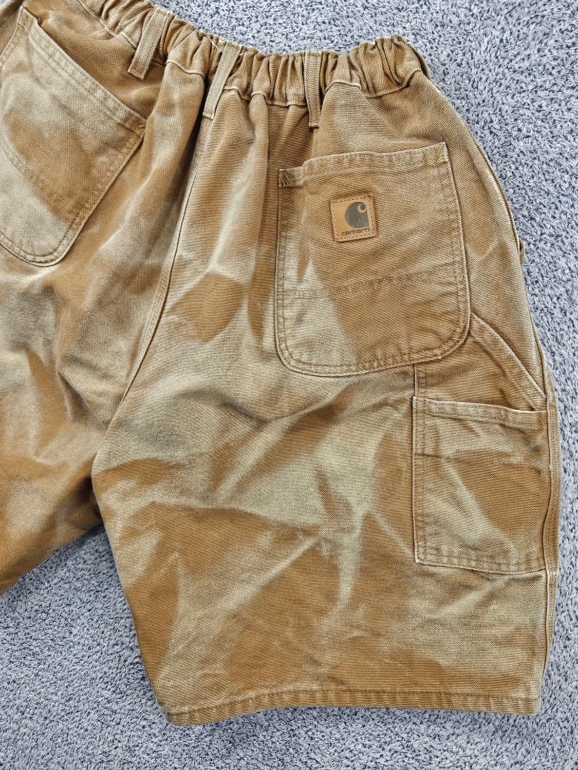 칼하트 다잉 밴딩 커스텀 덕캔버스 카펜터 워크 쇼츠 (44")/11644 상품이미지10