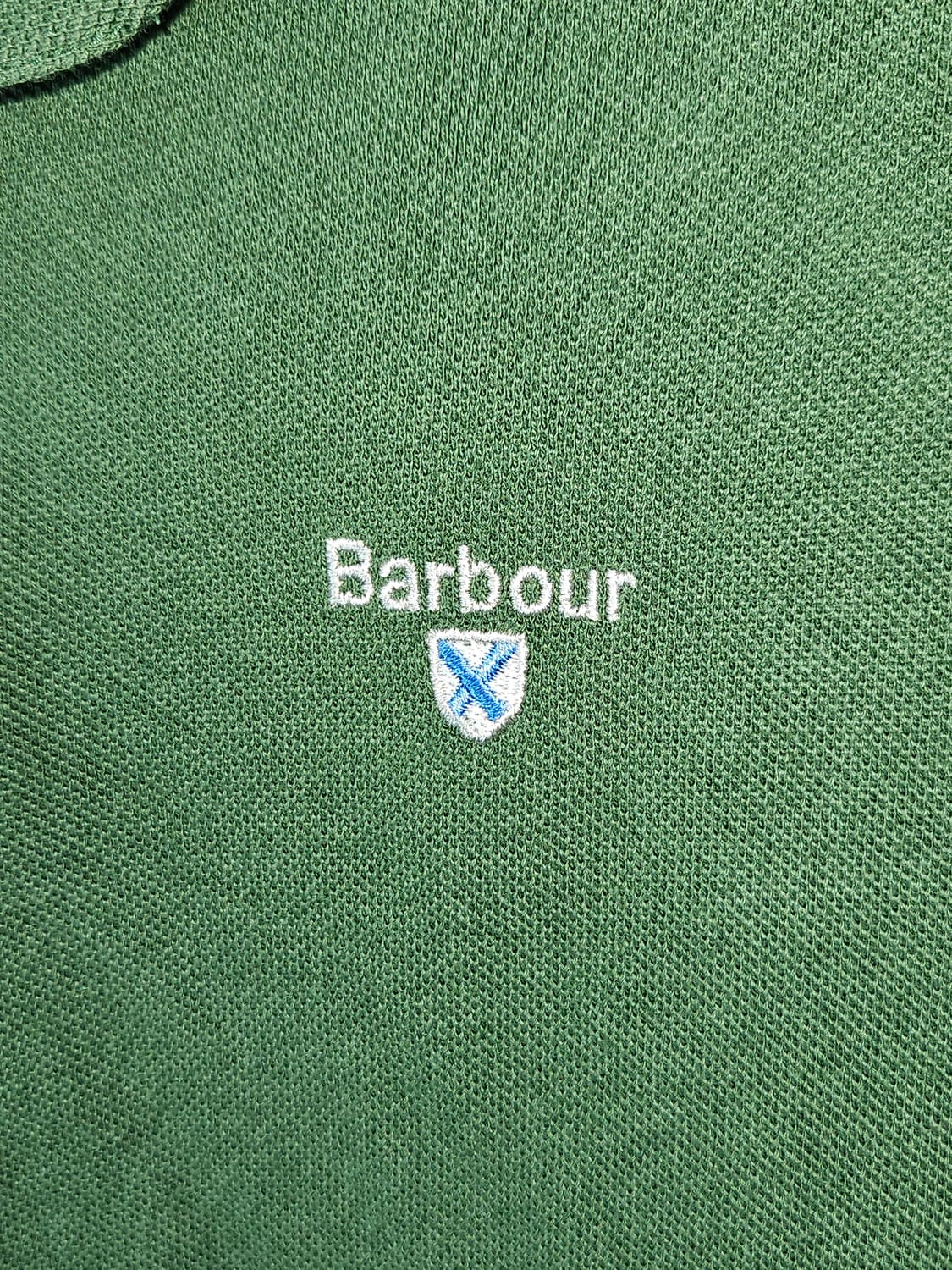 바버 스포츠 폴로 카라티 반팔 피케 올리브그린 L 정품 상품이미지2