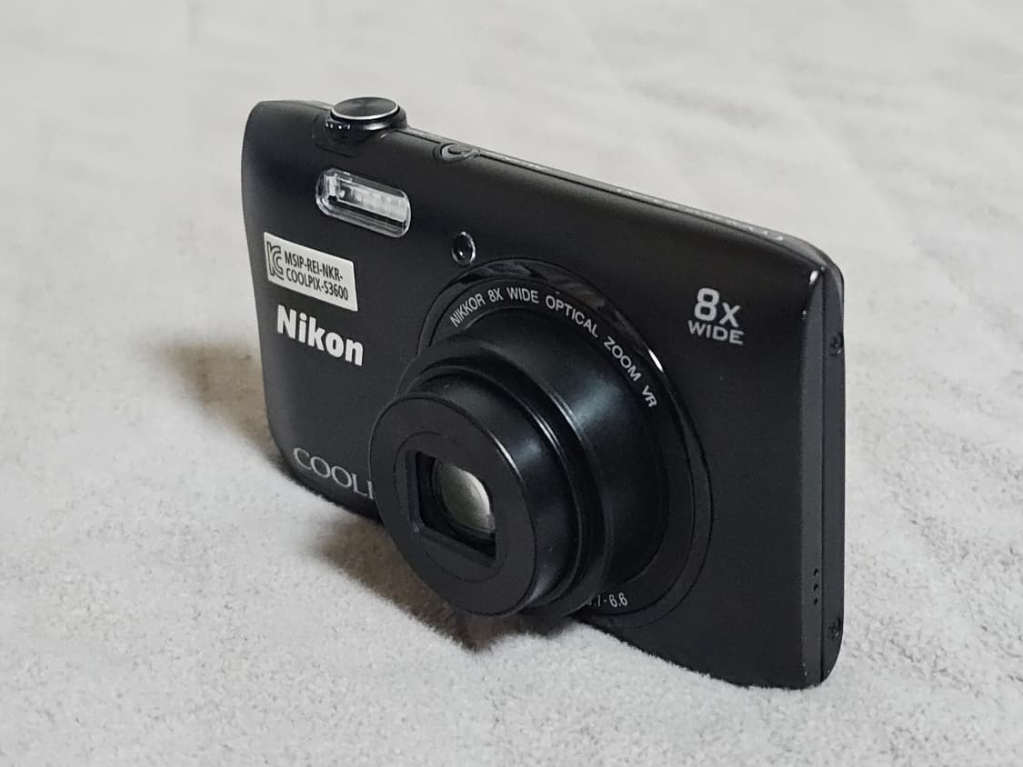 니콘 COOLPIX S3600 블랙 색상 디지털 카메라 상품이미지5