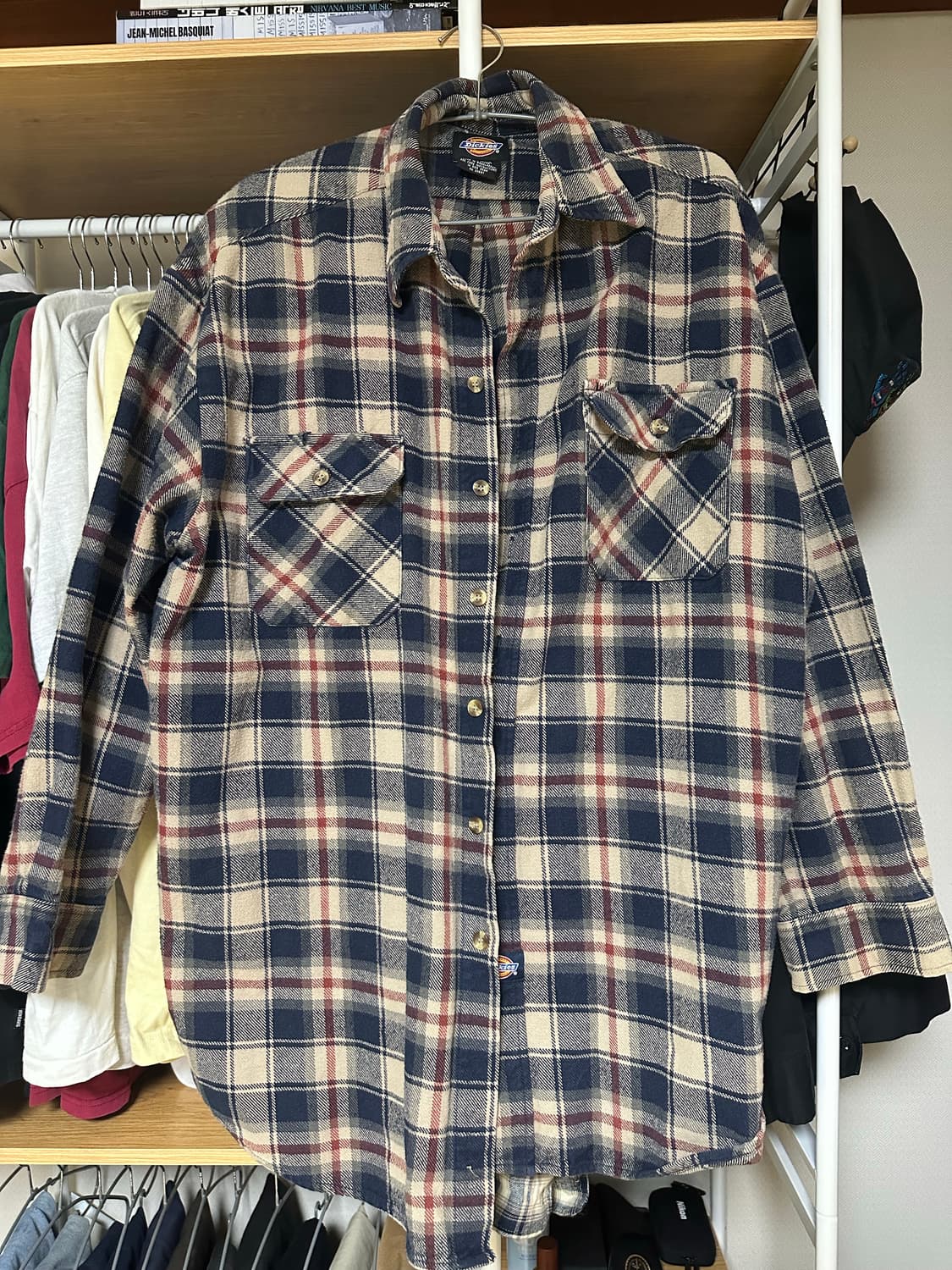 Dickies 디키즈 플란넬 체크 셔츠 xl 상품이미지1