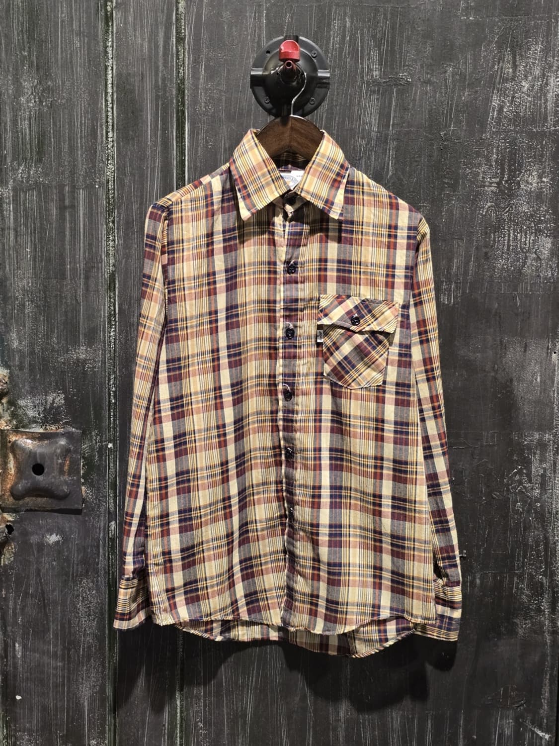 LEVI STRAUSS&CO. Plaid Long Sleeve Shirt 상품이미지1