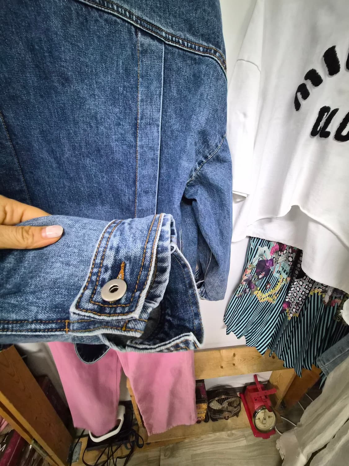 르미유 백포인트 데님 벌룬자켓 상품이미지8