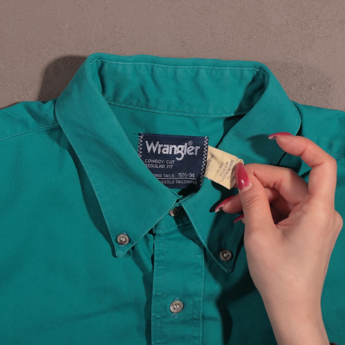 90s made in usa 랭글러 헤비코튼 셔츠 상품이미지3