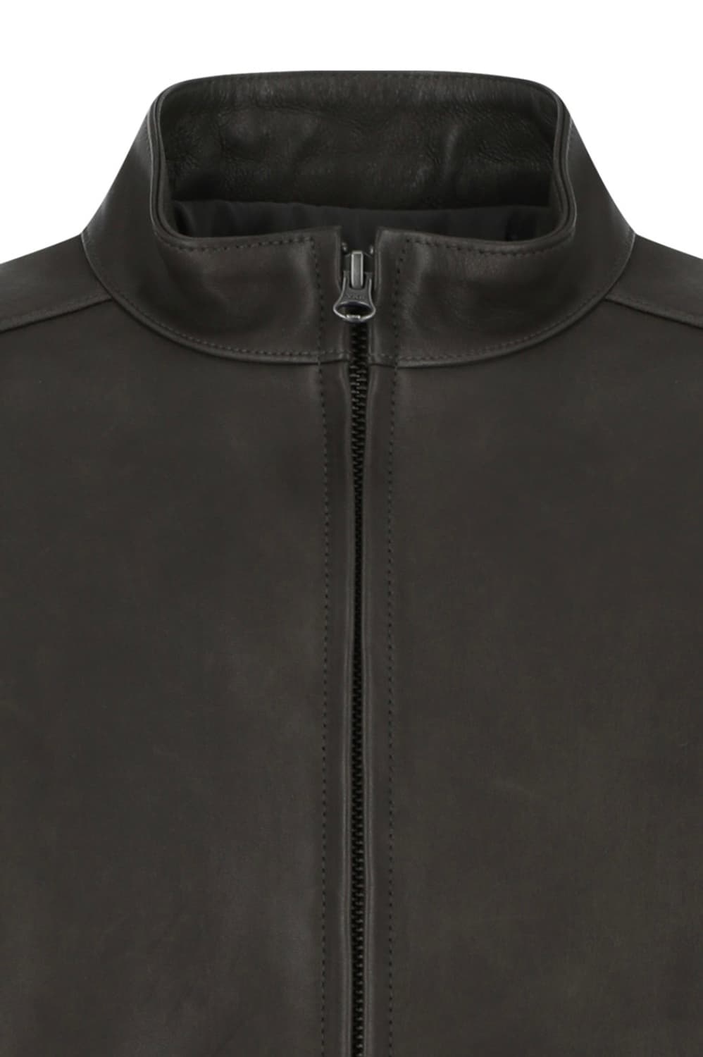 Lambskin Leather Blouson, Brown 상품이미지3