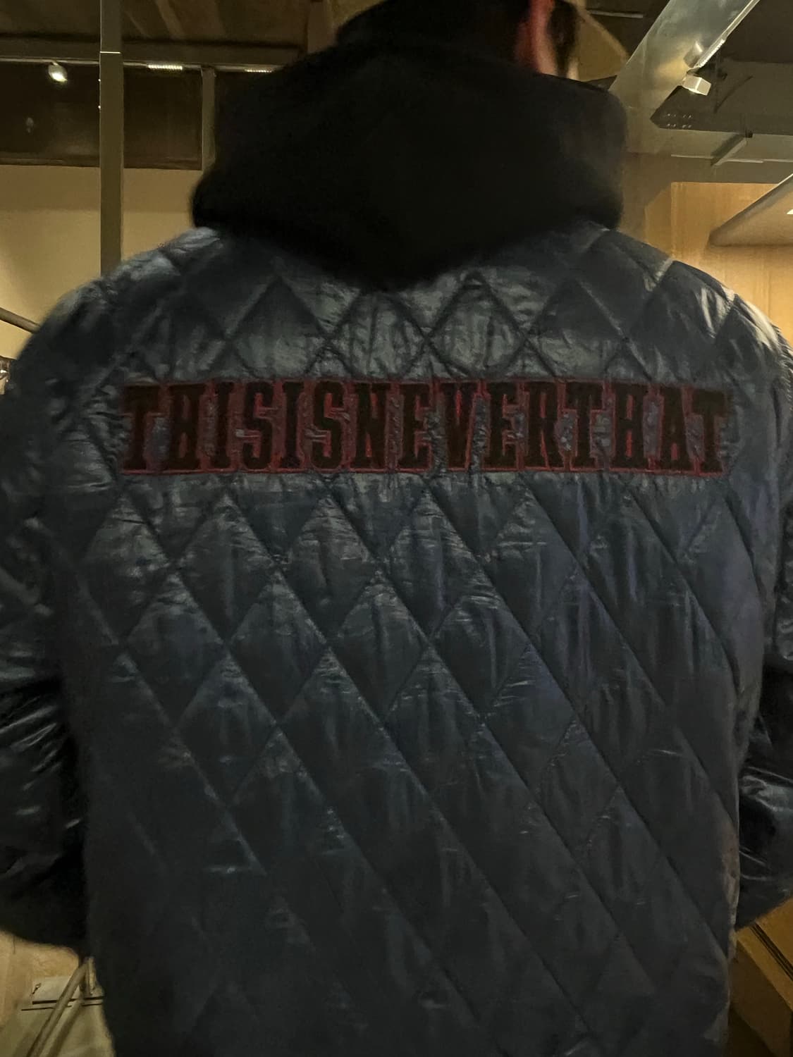 Thisisneverthat Quilted Coach Jaket Blue 상품이미지2