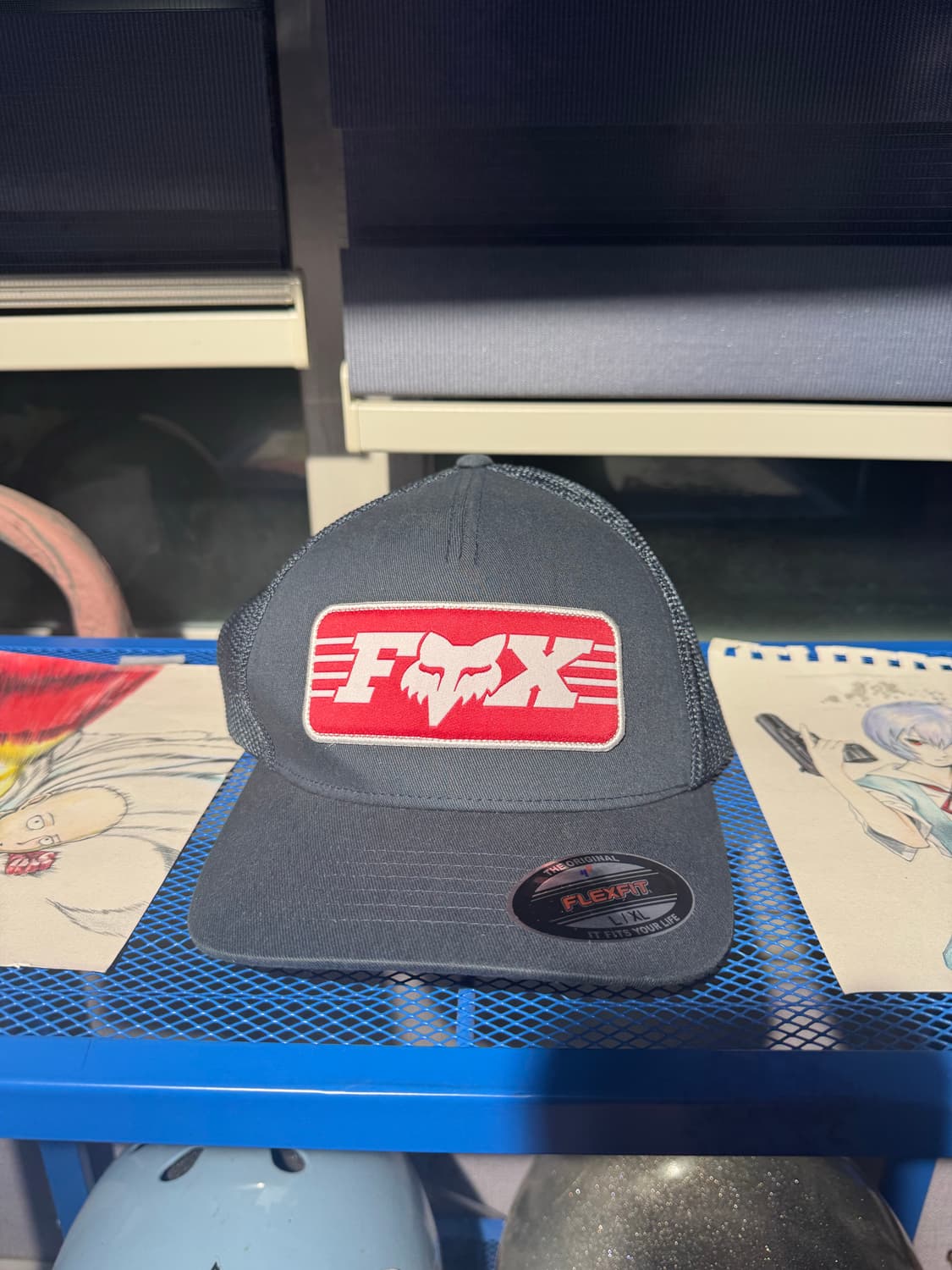 Fox racing 네이비 캡 상품이미지1