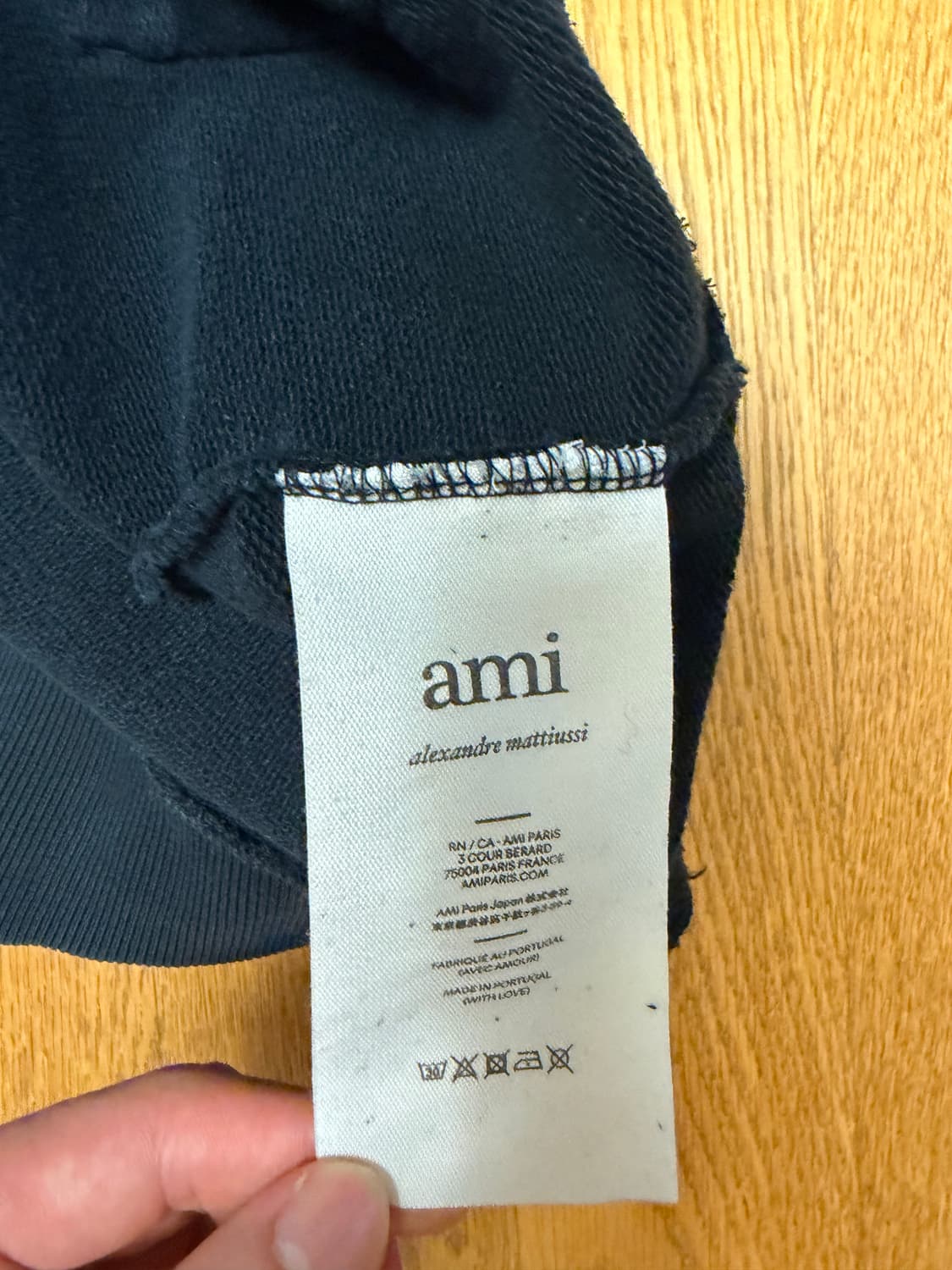 아미 스몰로고 후드티 상품이미지6