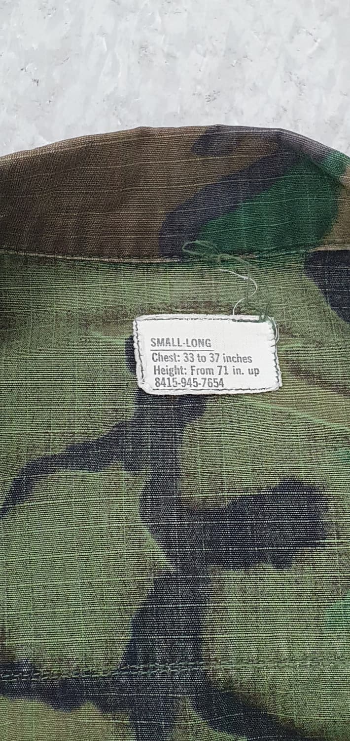 미군 오리지널 정글퍼티그 ERDL 자켓 하이랜드 패턴 베트남전 ('69년 상품이미지7