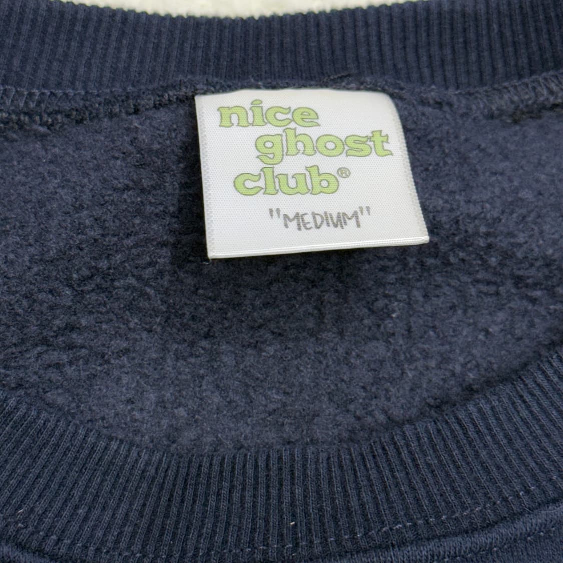 [M] 나이스고스트클럽 네이비 맨투맨  상품이미지5