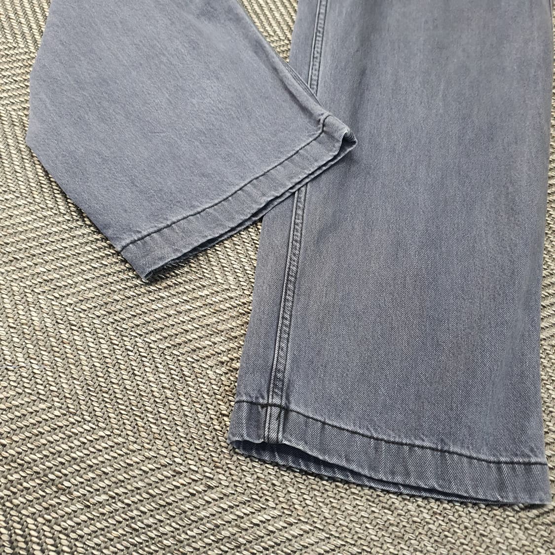 유니클로 와이드 데님 청바지 남자34 상품이미지5