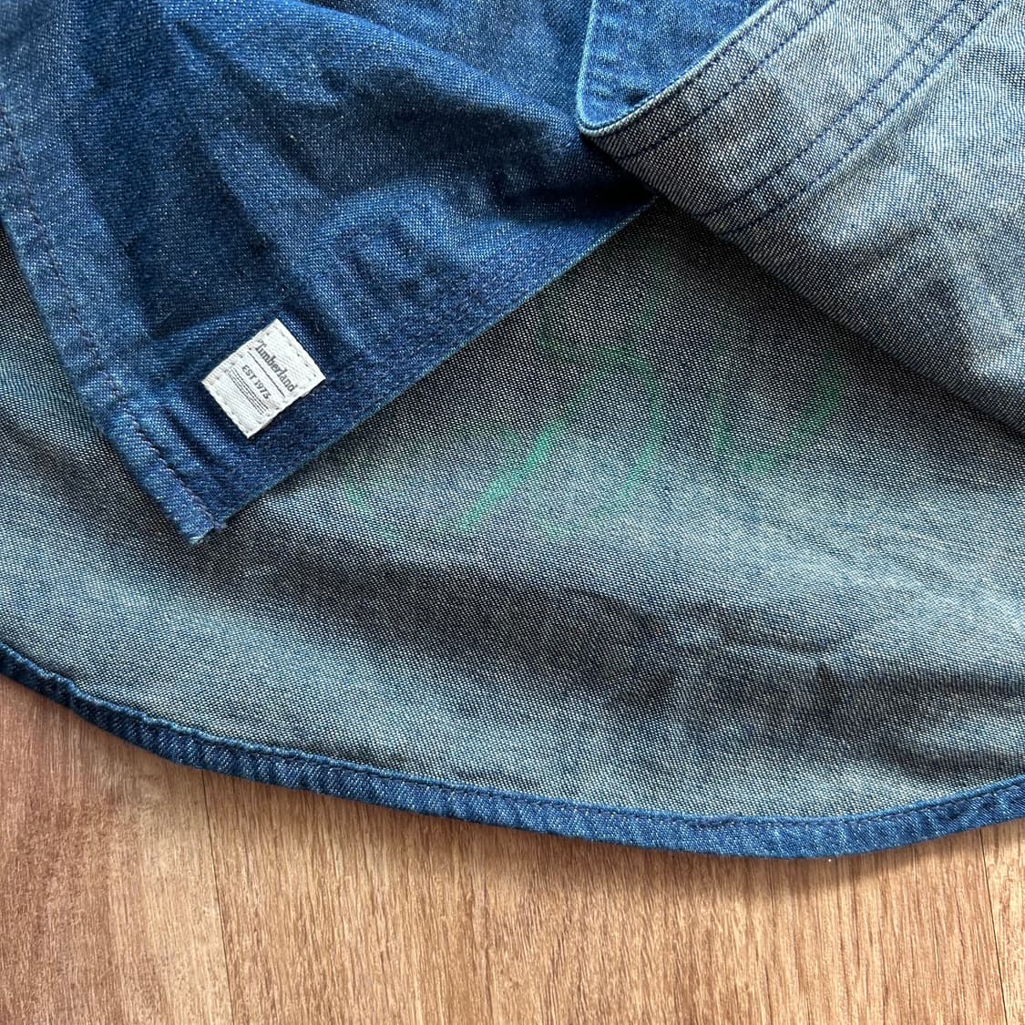 팀버랜드 헤비 데님 셔츠 청남방 상품이미지8