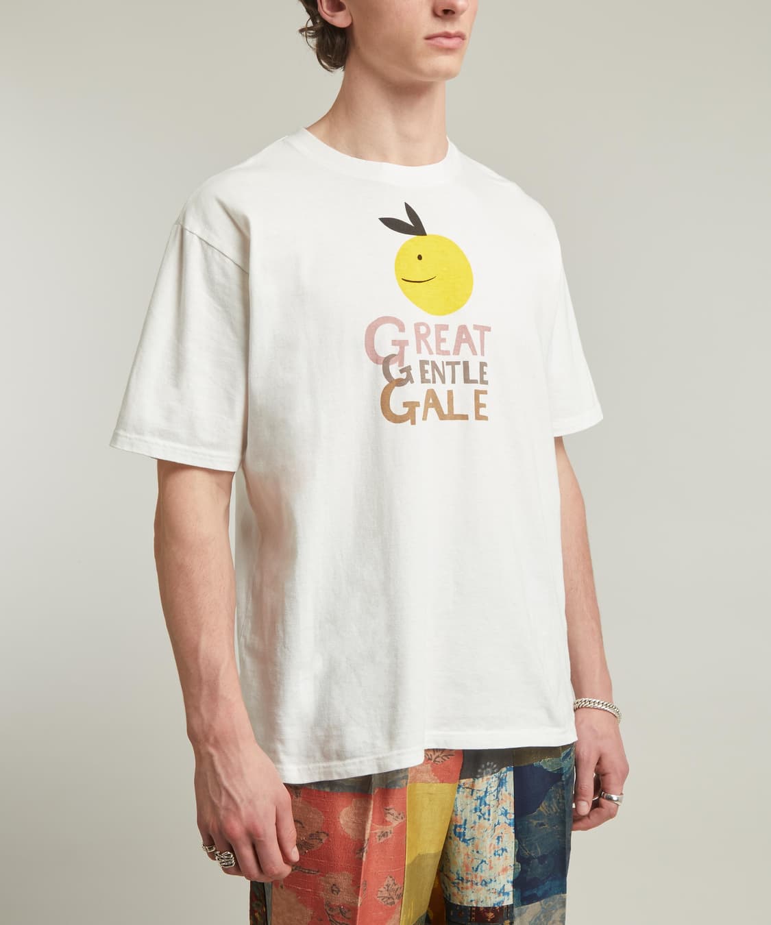 KAPITAL — Coneybowy & G.G.G Crew T-Shirt 상품이미지4