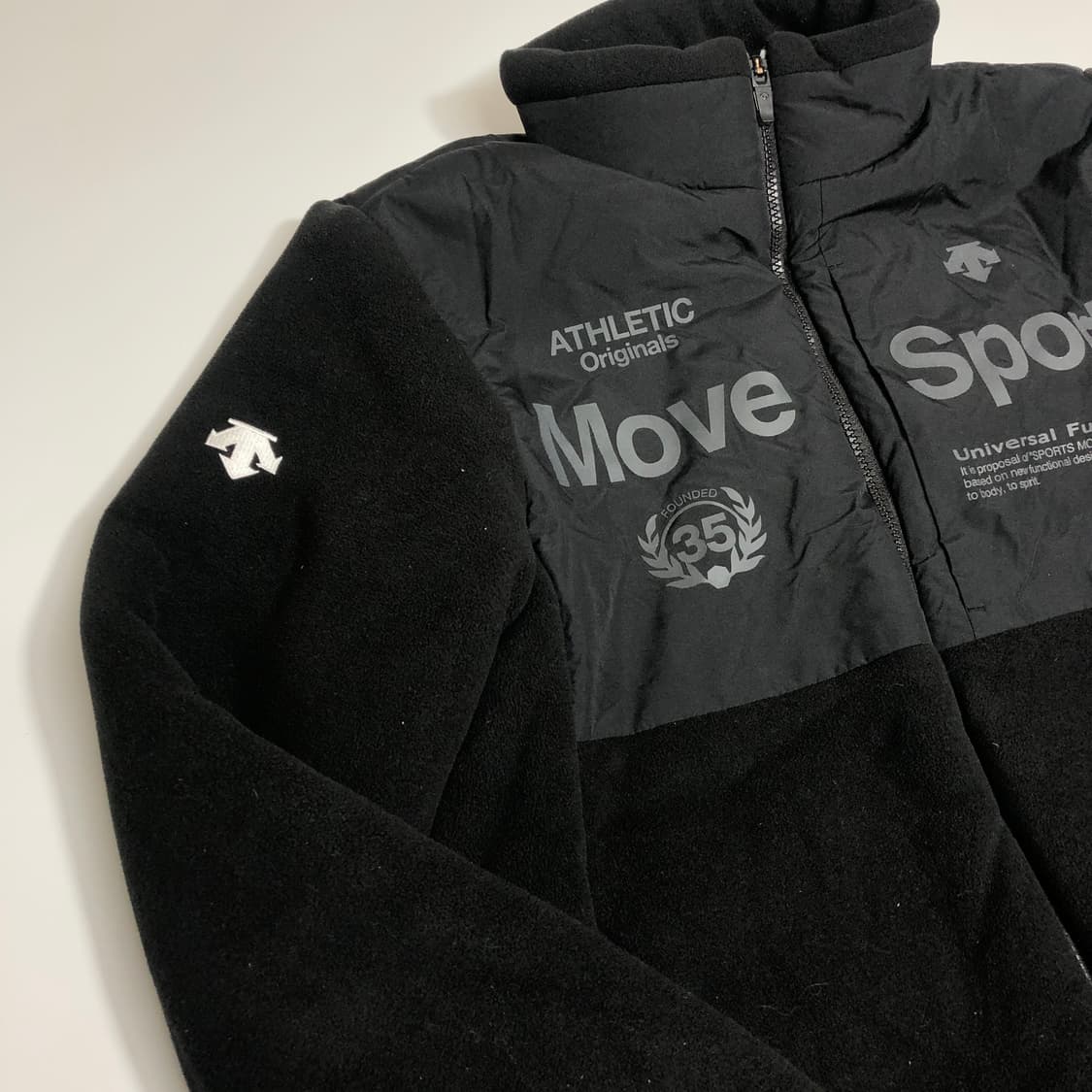 데상트 기모 플리스 점퍼 s 상품이미지5