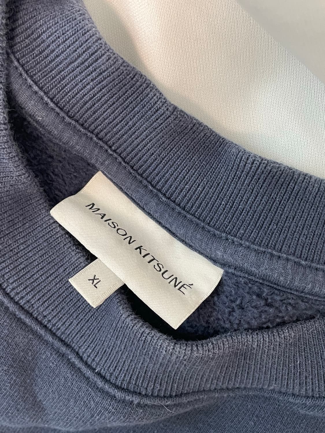 메종키츠네 스피디 폭스 맨투맨 네이비 XL 상품이미지4