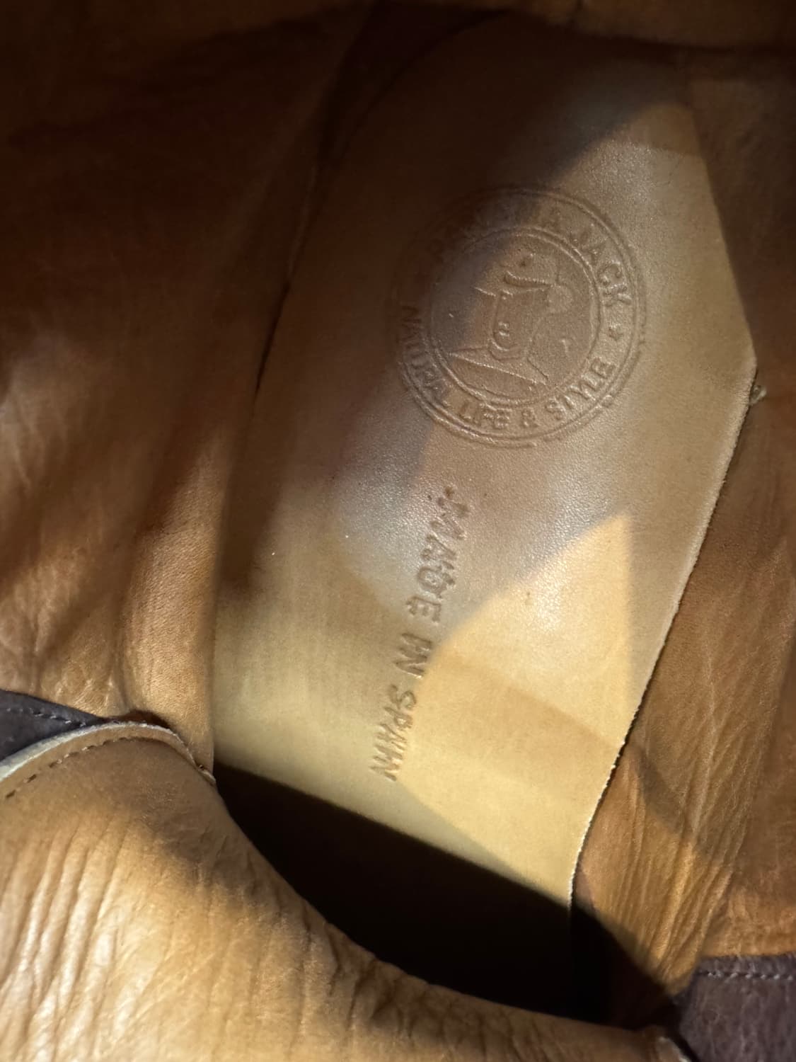 파나마 잭 스페인 천연 에이징 가죽 부츠 42(270) 상품이미지6