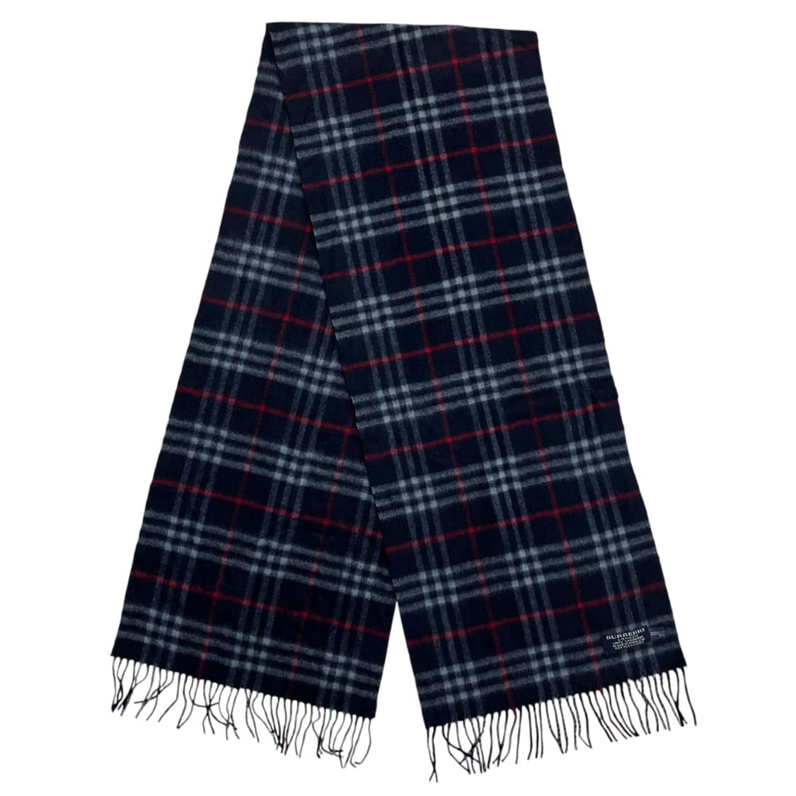 버버리 네이비 노바체크 캐시미어 네이비 머플러 상품이미지3