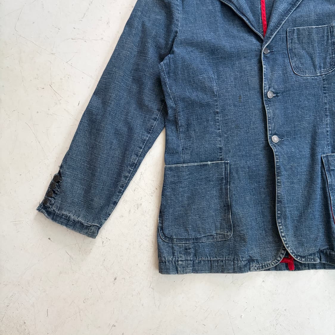 타미힐피거 빈티지 3B 데님자켓 M 상품이미지3