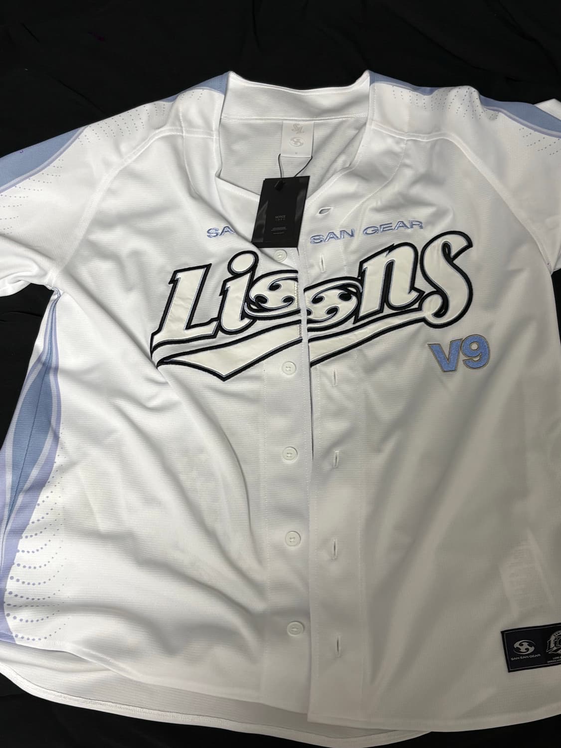 산산기어 삼성라이온즈 유니폼 화이트 M 상품이미지1