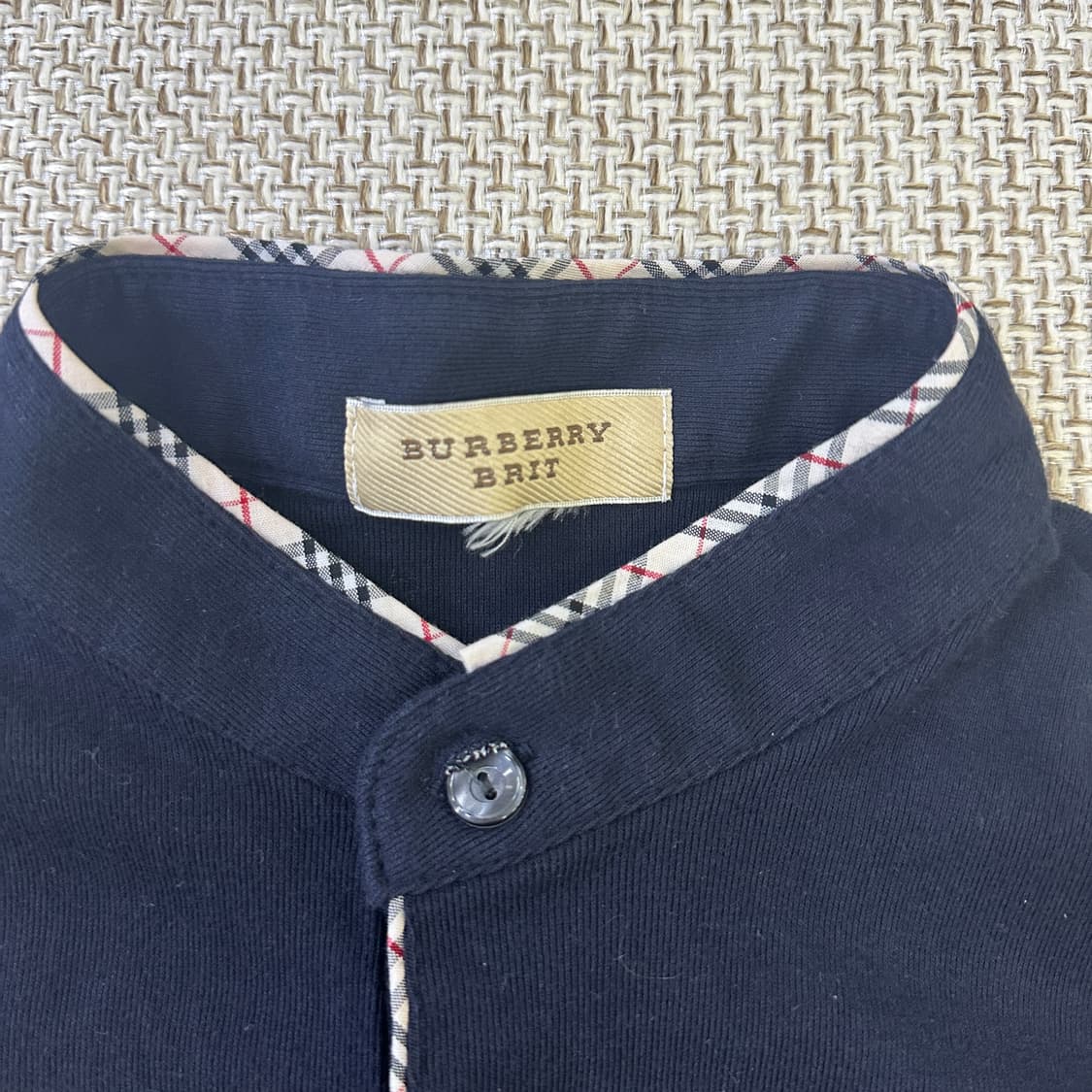 실측확인 남자 체크팬턴 카라 반팔티 0414D  상품이미지2