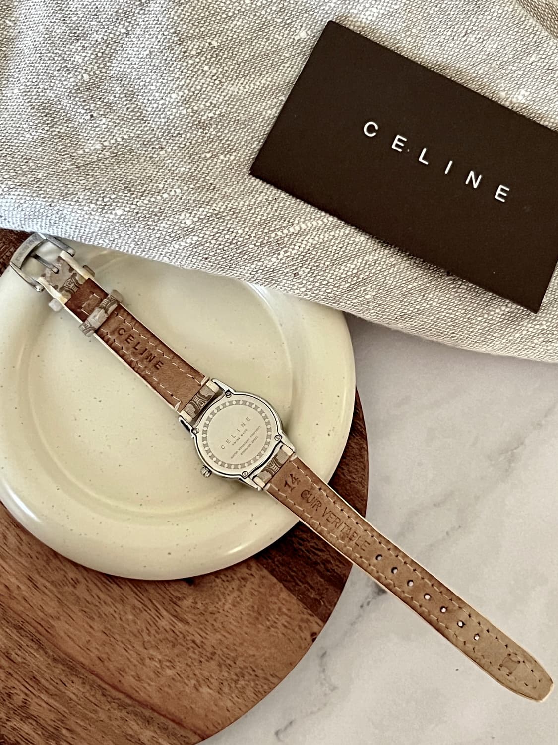 CELINE 트리옹프 마더오브펄 다이얼 셀린느 시계 상품이미지8