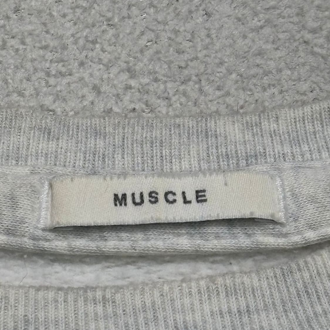 ABERCROMBIE & FITCH 크루넥 스웻셔츠 화이트 멜란지 M 상품이미지5