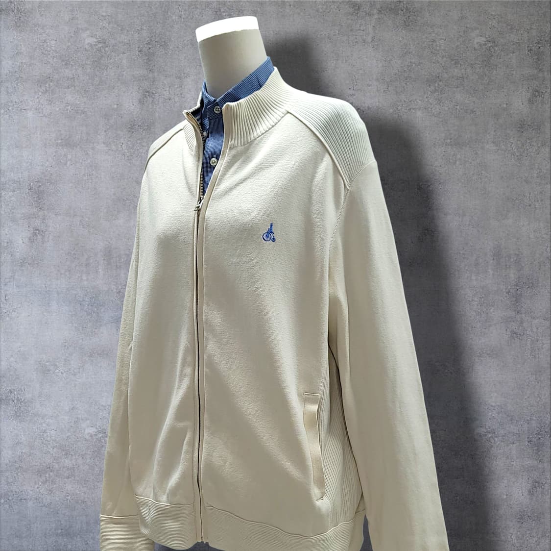 [105] 빈폴 아이보리 풀집업 가디건 상품이미지3