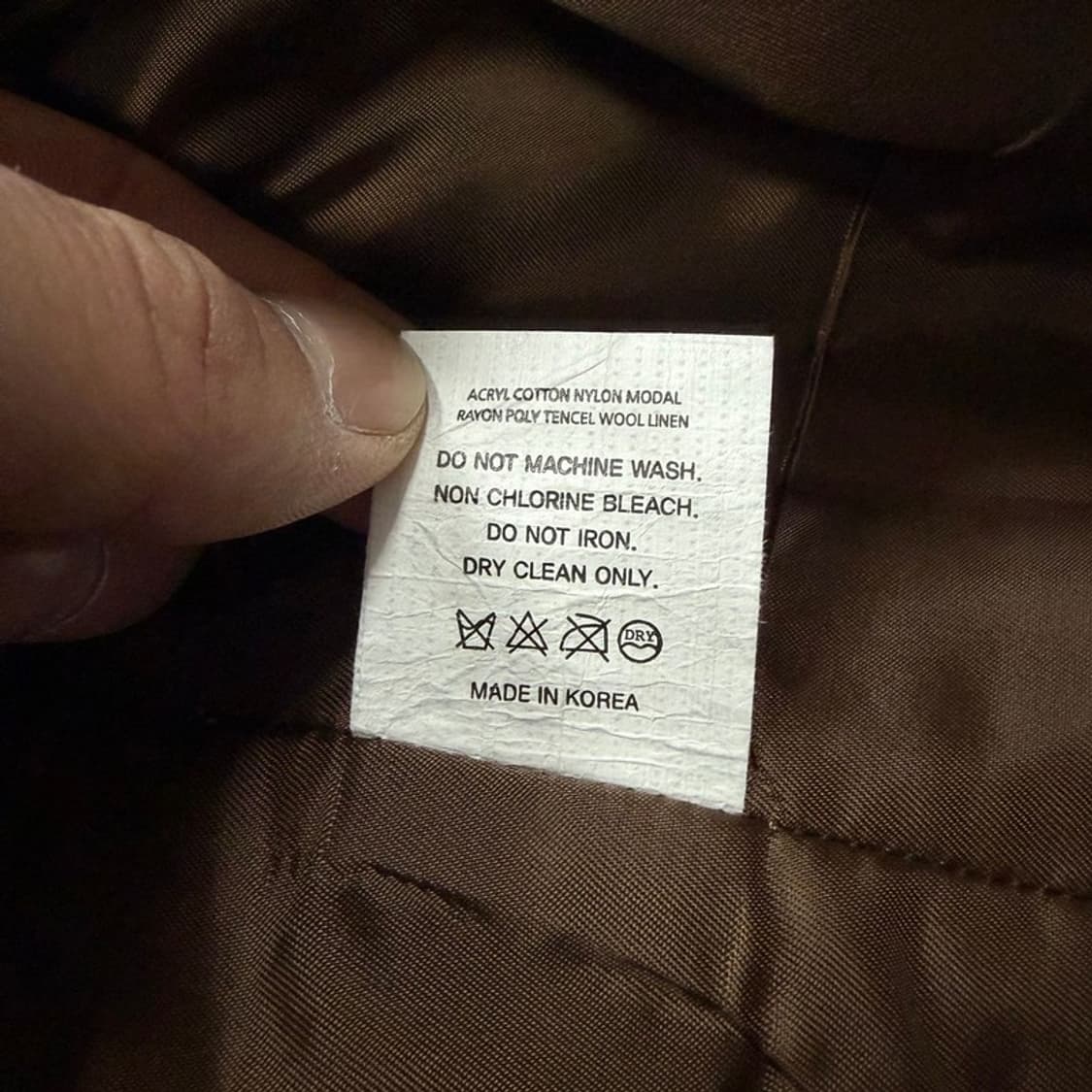 해리스트위드 원단 울 체크 코트 v2142 상품이미지9