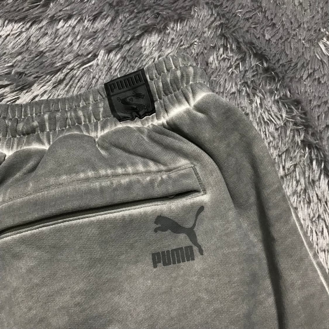 [[XL, A급] 푸마(PUMA) x STAPLE 가먼트다잉 스웻 팬츠 상품이미지4