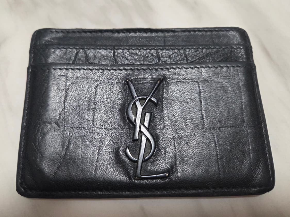 생로랑 모노그램 크로커다일 카드홀더 상품이미지3