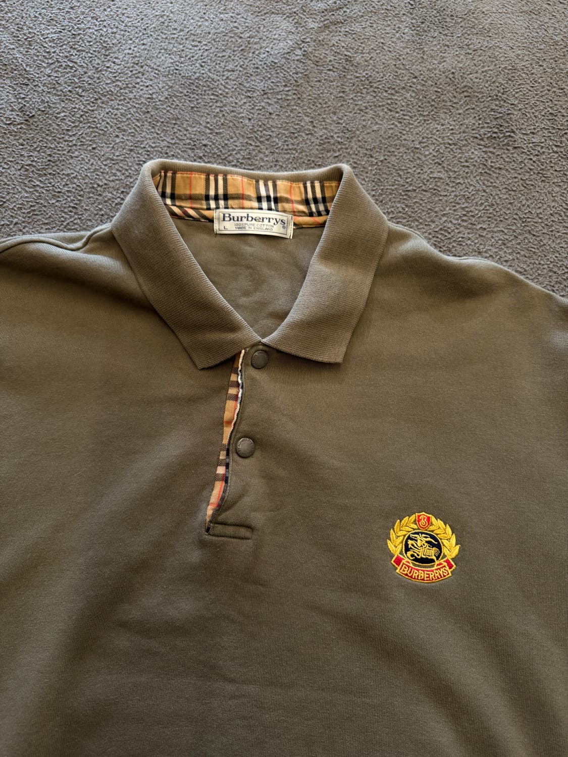 버버리 빈티지 월계수 카라 맨투 처분  상품이미지2