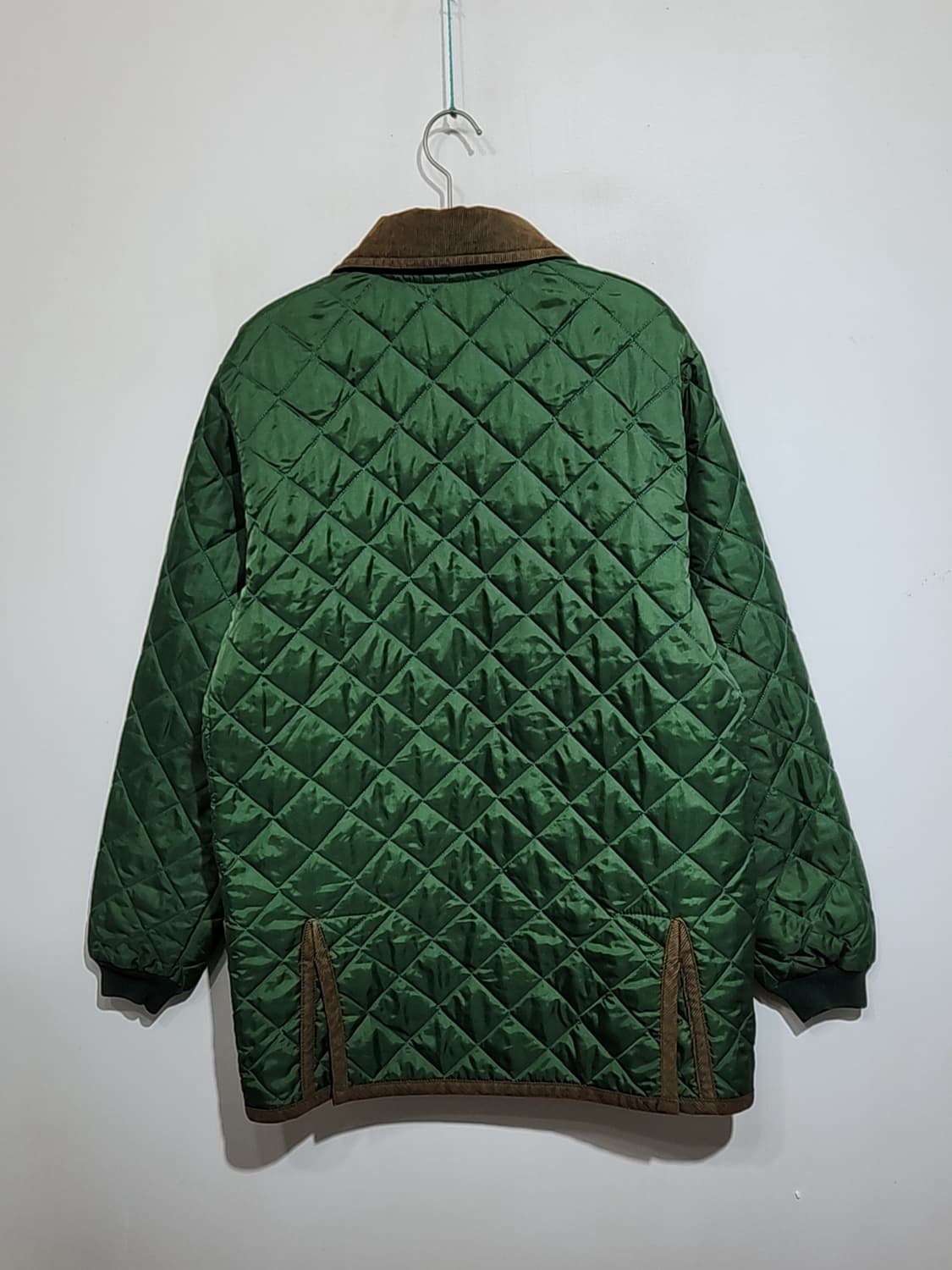 (XL) 라벤햄 퀼팅자켓 초록색 누빔점퍼 코듀로이 카라넥 영국판  상품이미지6