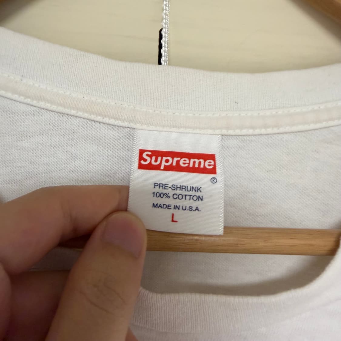 슈프림 Supreme 20SS 다이노소어 공룡 반팔 티셔츠 화이트 L 상품이미지5