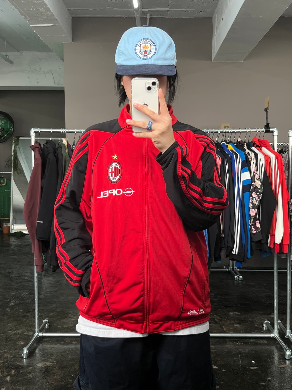 아디다스 AC milan 트렉 집업 져지 상품이미지1