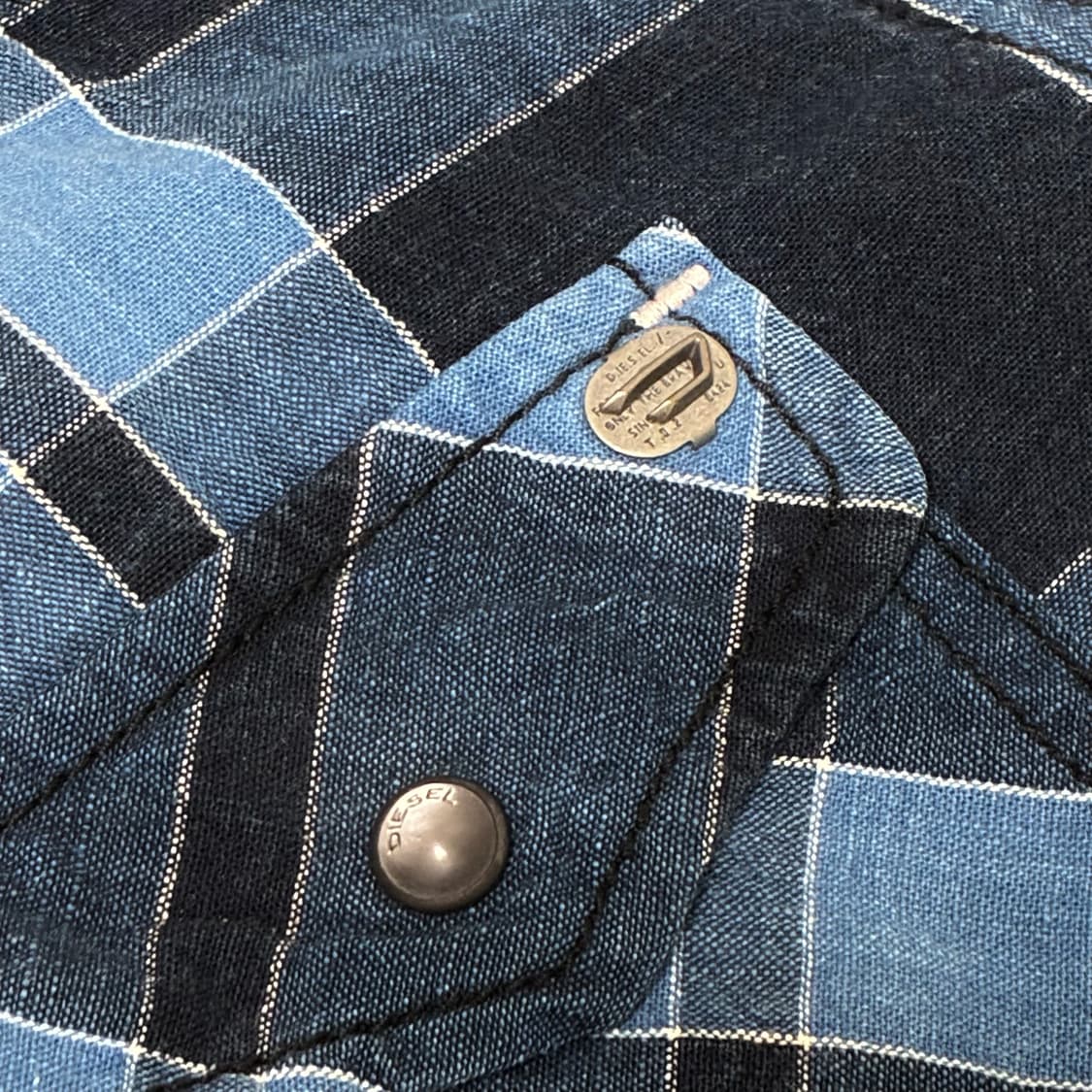 Diesel checkered shirt 상품이미지5