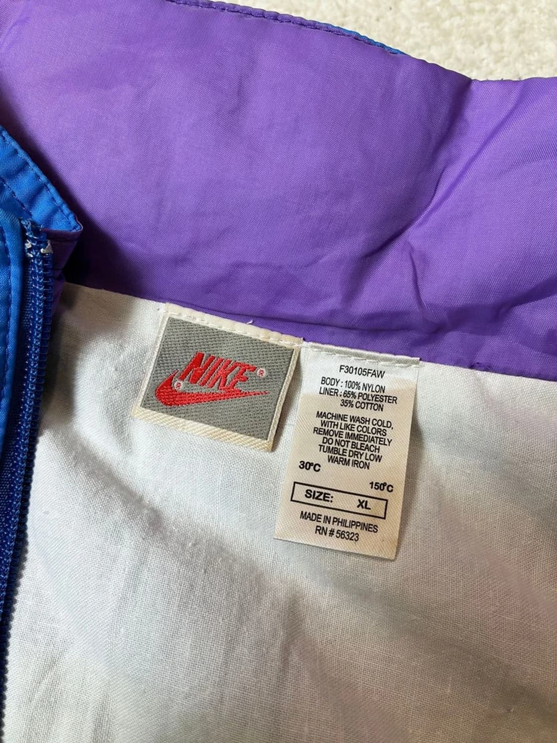 나이키 90's 올드스쿨 배색 빅로고 바람막이 자켓 PN6726    상품이미지10