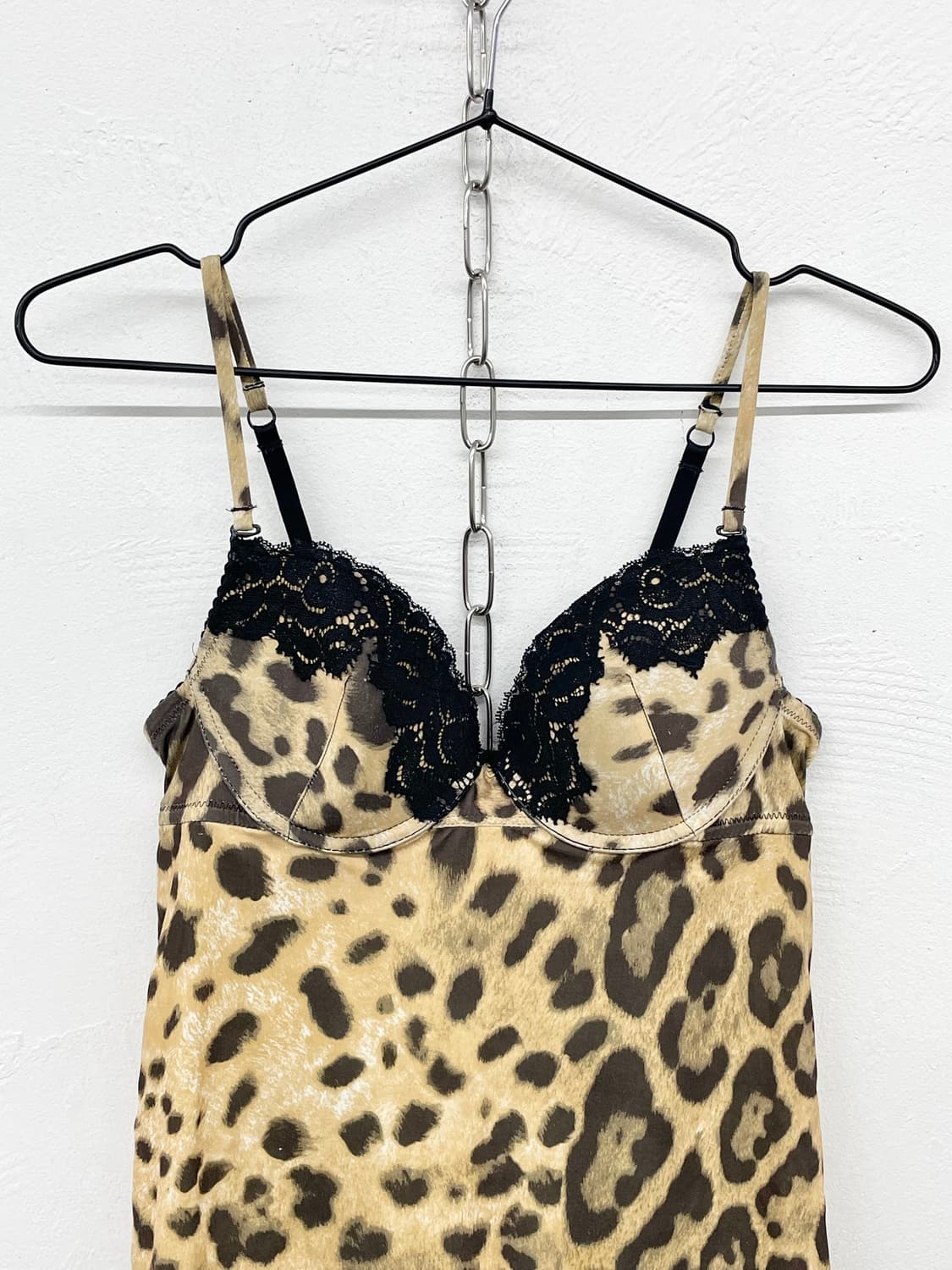 갸루 레오파드 레이스 코르셋 상품이미지5
