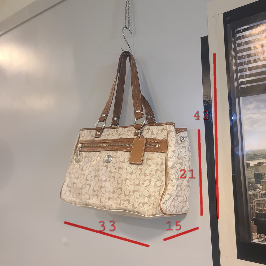 코치 F17179코티드컨버스 토트백 상품이미지3