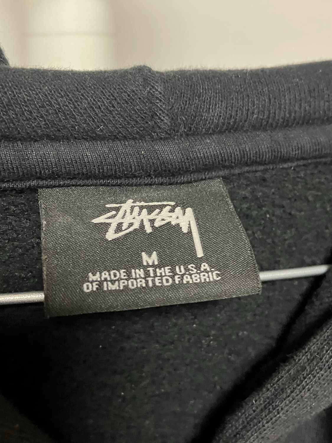 유일매물 딸기우유 핑크 블랙핑크 스투시 후드집업 상품이미지3